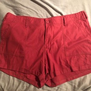Faded Glory coral shorts